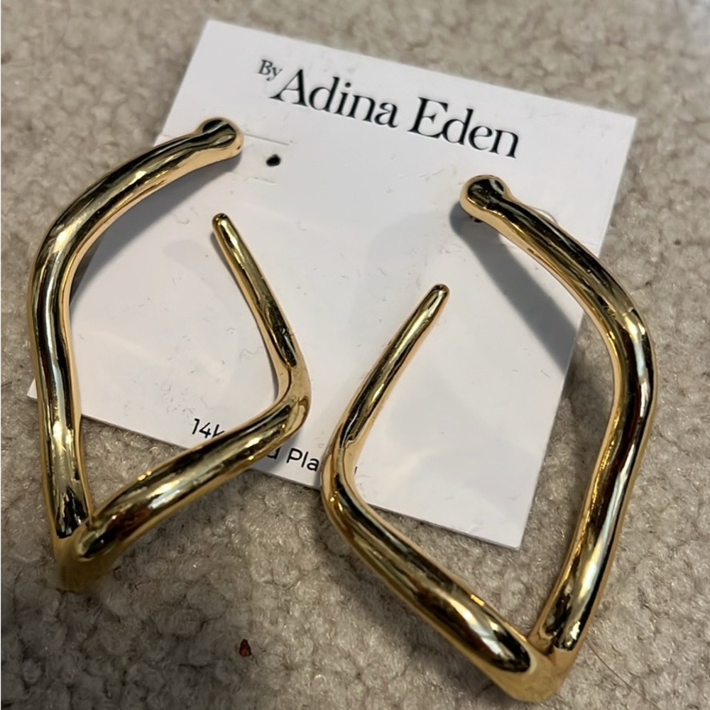 Adina Eden 14k gold earrings